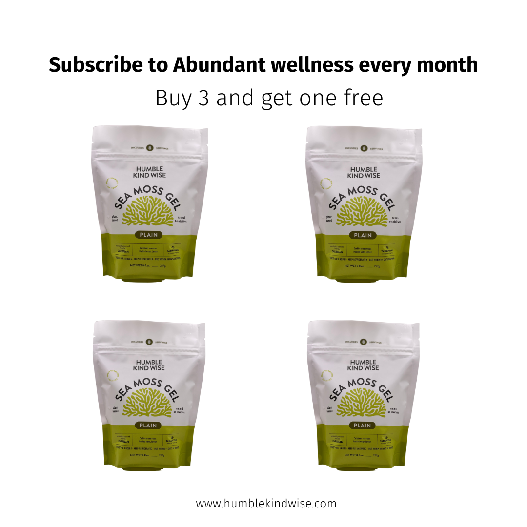 Monthly HKW Caribbean Sea Moss Gel Subscription